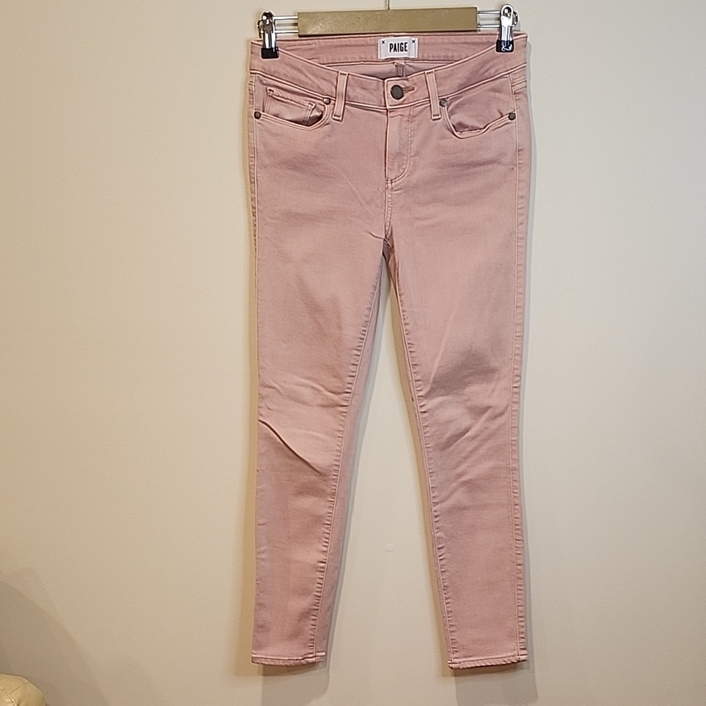 PAIGE Women's Blush Ankle Jeans